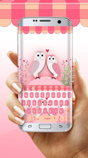 Pink twins Owl keyboard screenshot 1