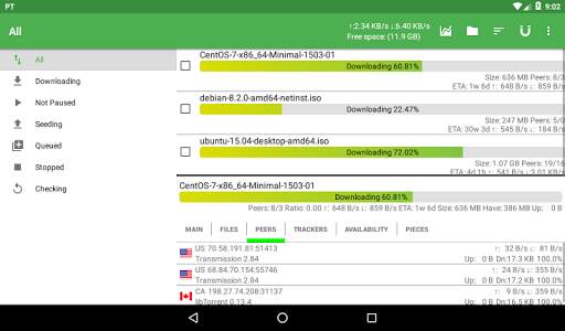 PTorrent Pro - torrent application screenshot 7