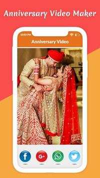 Anniversary Video Maker with song скриншот 8