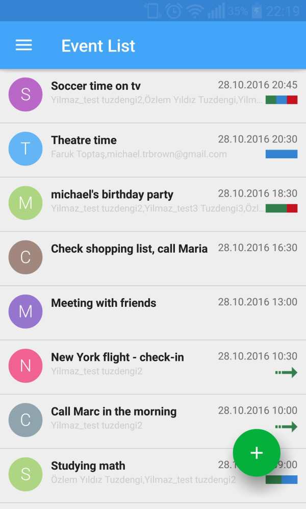 Moneo - Plan & Share Events screenshot 1