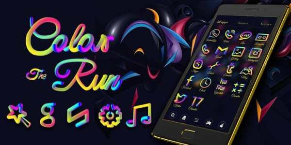 Color Run Go Launcher Theme screenshot 5