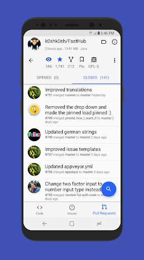 FastHub for GitHub स्क्रीनशॉट 6