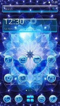 Blue Alien Technology Launcher Theme screenshot 4