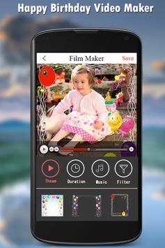 Happy Birthday Video Maker screenshot 2
