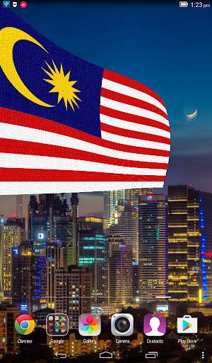 Malaysia Flag Live Wallpaper screenshot 2