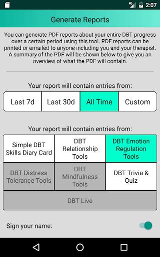 DBT Emotion Regulation Tools screenshot 8