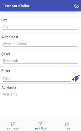 Extranet Kişiler screenshot 2