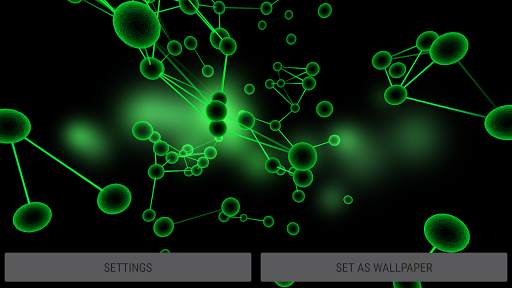 Particle Molecules 3D Live Wallpaper screenshot 12