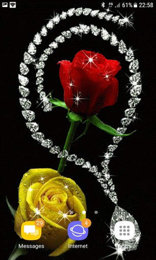 Diamond Rose Live Wallpaper screenshot 3