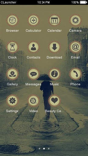 Mood theme: Rainy day screenshot 2