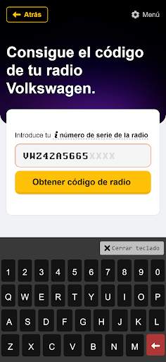 Generador código radio screenshot 2
