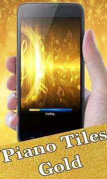 Gold Piano Tiles 🌟 screenshot 1