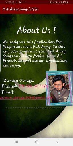 Pak Army Songs (ISPR Songs) screenshot 6