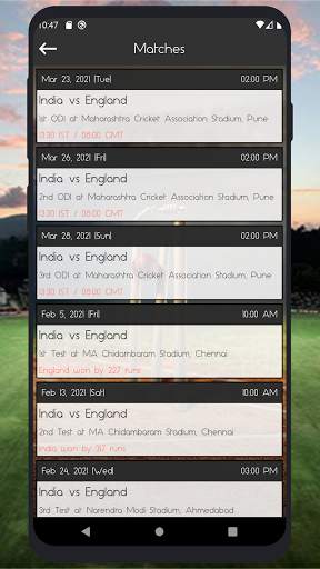 Cricket Live Score 2021 screenshot 4