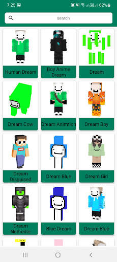 Dream skins for Minecraft PE screenshot 2