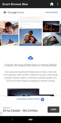 Smart Browser Blue screenshot 3