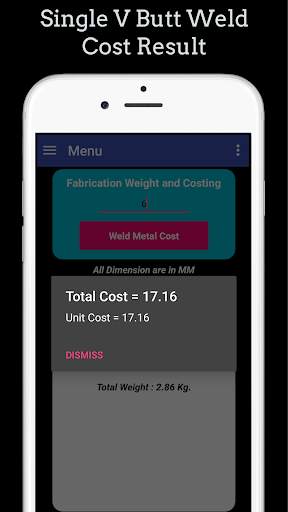 Welding Weight and Cost Calculator скриншот 8