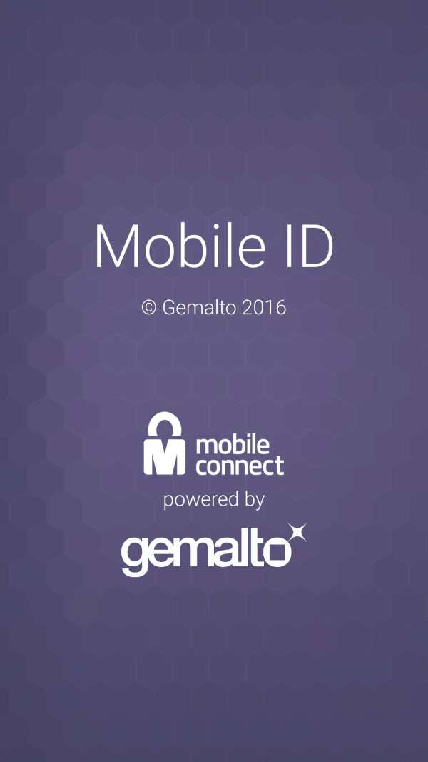 Gemalto Mobile ID screenshot 1