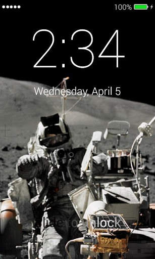 Astronaut Lock Screen screenshot 3
