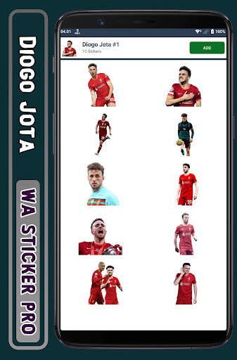 Diogo Jota - WA Sticker Pro screenshot 3