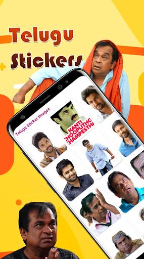 Telugu Movie Stickers for Whatsapp - WAStickerApps screenshot 3