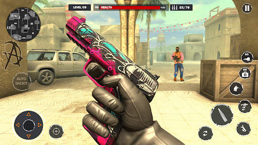 Desert Shooting War - Free Games 2021 screenshot 1