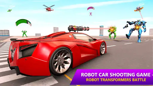 Mars Battle: Bus Robot Game 3D screenshot 2