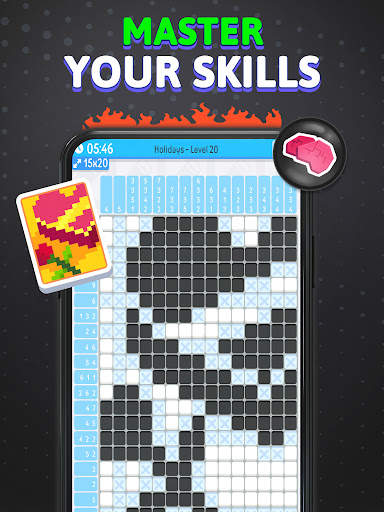 Nonogram Logic Pic: Pictogram screenshot 10