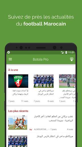 Maroc Live Foot - News, Videos screenshot 1