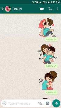 Love Sticker Packs For WhatsApp - WAStickerApps screenshot 1