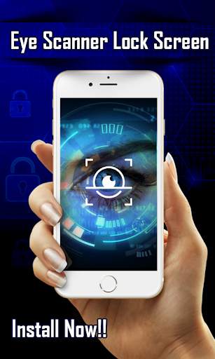 Eye Scanner prank Mobile Locker screenshot 1