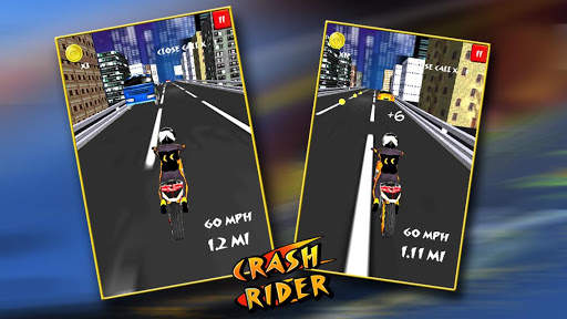 Crash Rider: 3D Moto Bike Race screenshot 2