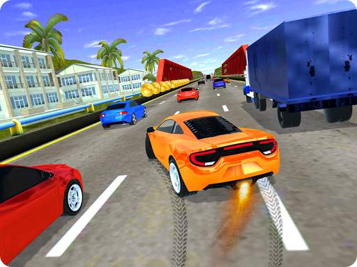 High Speed Traffic Car Driving Road Race Simulator screenshot 7
