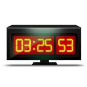 Black Alarm Clock أيقونة