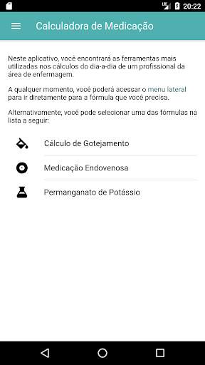 Calculadora de Medicação screenshot 1