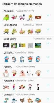 Stickers de Dibujos Animados para WhatsApp screenshot 1