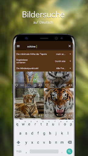 Hintergrundbilder mit Tiger 4K screenshot 3
