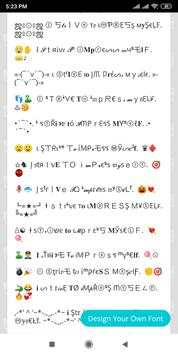 Fonts for Instagram bio, captions, stories screenshot 4