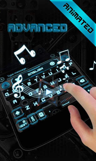Advanced GO Keyboard Animated Theme screenshot 4