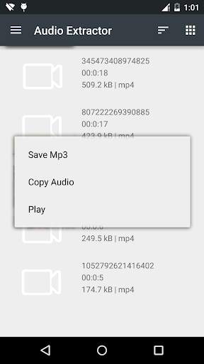 Audio Extractor- MP3 Converter screenshot 1