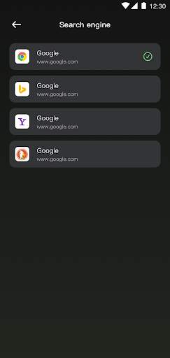 Fast Search - Privacy Browser screenshot 3