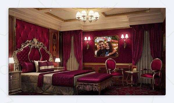 Royal Bedroom Photo Frame Editor screenshot 2