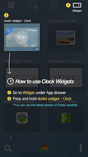 At night dodol luancher theme screenshot 2