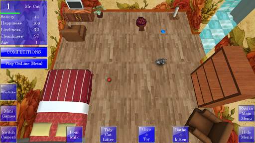 Cute Pocket Cat 3D screenshot 1