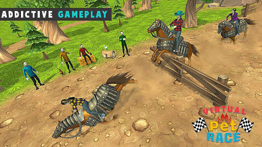 Virtual Village Pet Run-Street Racing & Chase screenshot 4