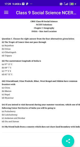 Class 9 Social Science NCERT Solutions screenshot 3
