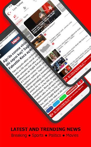 LIVE TURKEY:LIVE TV, 24x7-Turkish NEWS & RADIO 2 تصوير الشاشة