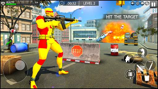 Action Hero Spider Power Shooter 2k20 : Free Games screenshot 3