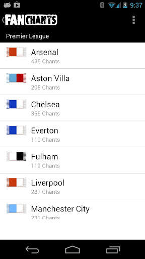 FanChants Free Football Songs screenshot 3