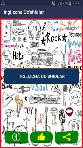 Inglizcha qo'shiqlar - matnlari bilan screenshot 1